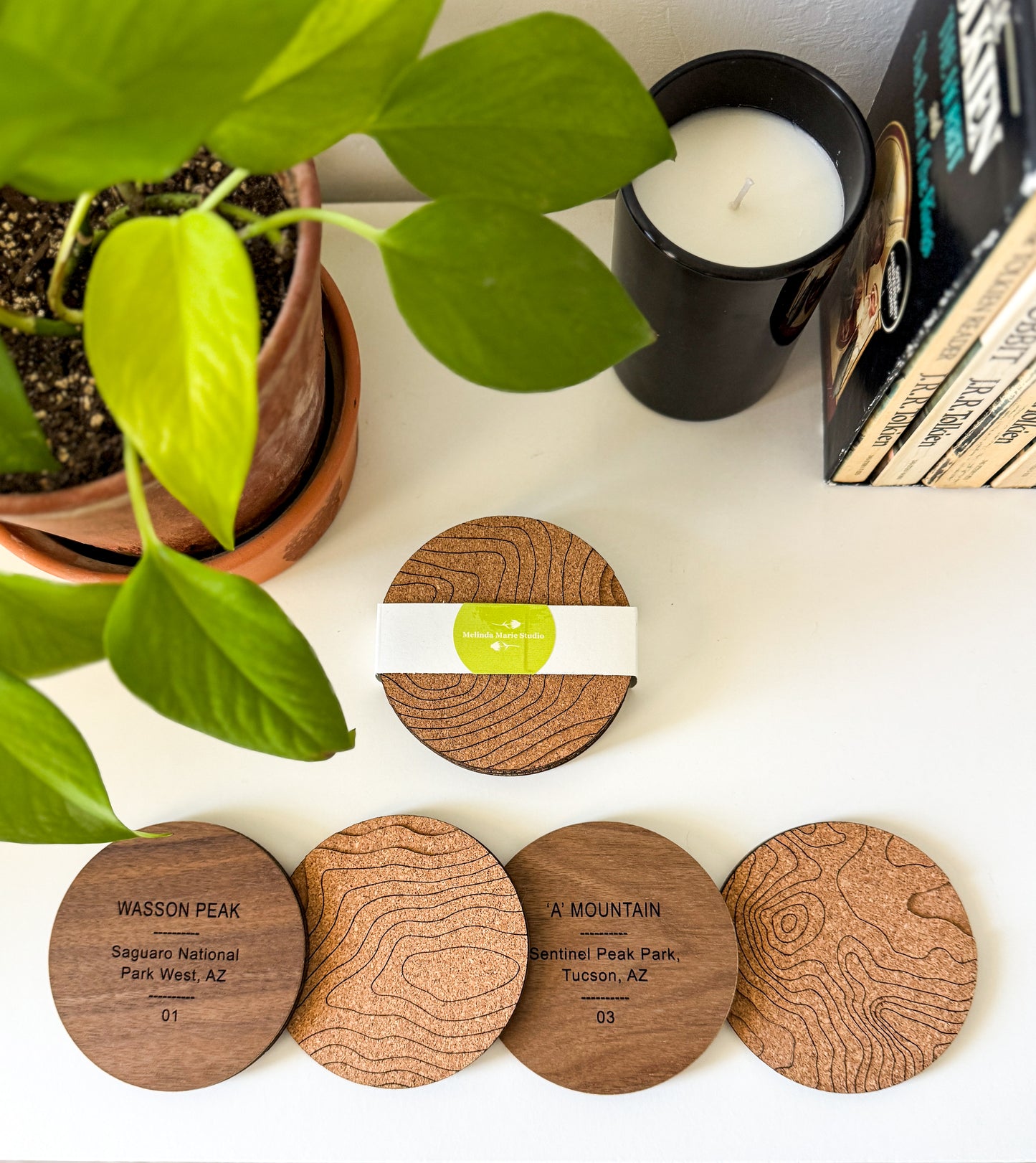 Tucson Topography Coaster Set