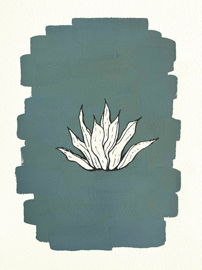Agave Sketch Postcard