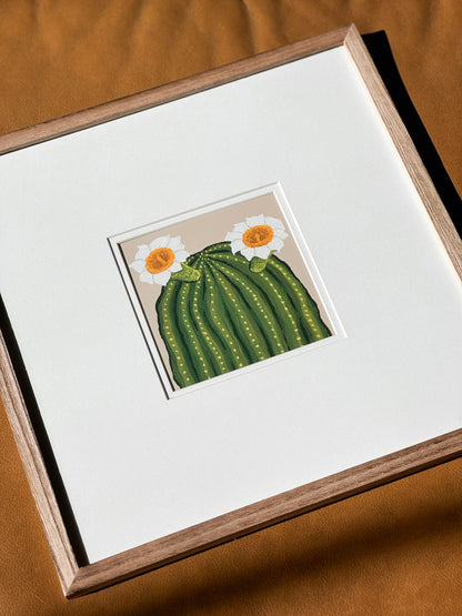 Saguaro In Bloom Print