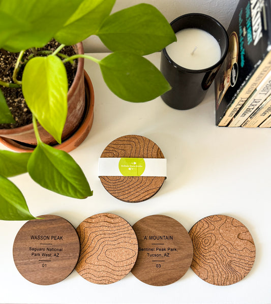 Tucson Topography Coaster Set
