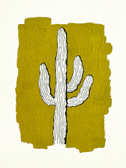 Saguaro Sketch Postcard