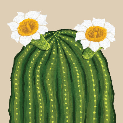 Saguaro In Bloom Print