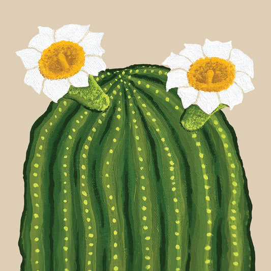 Saguaro In Bloom Print